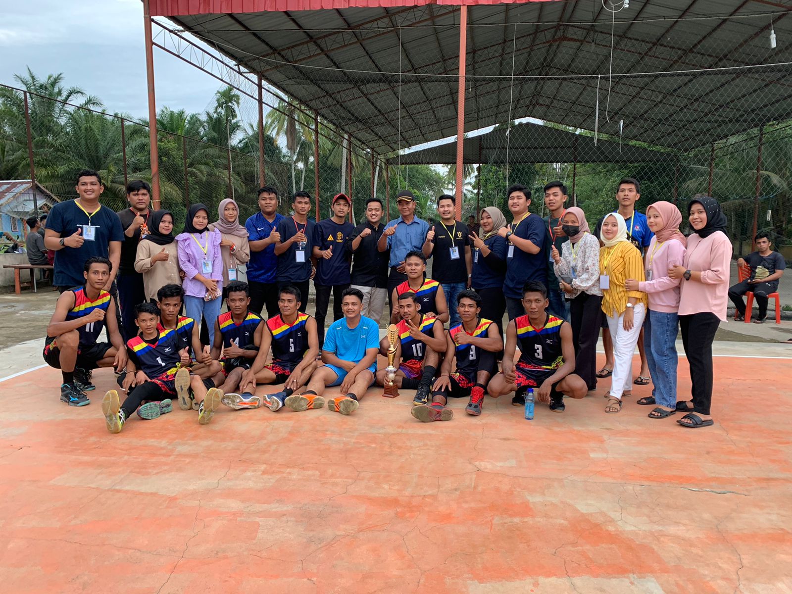 Turnamen Bola Voli IPMKB Cup 1 di Tanjung Baru Simandolak Berjalan Sukses dan Meriah