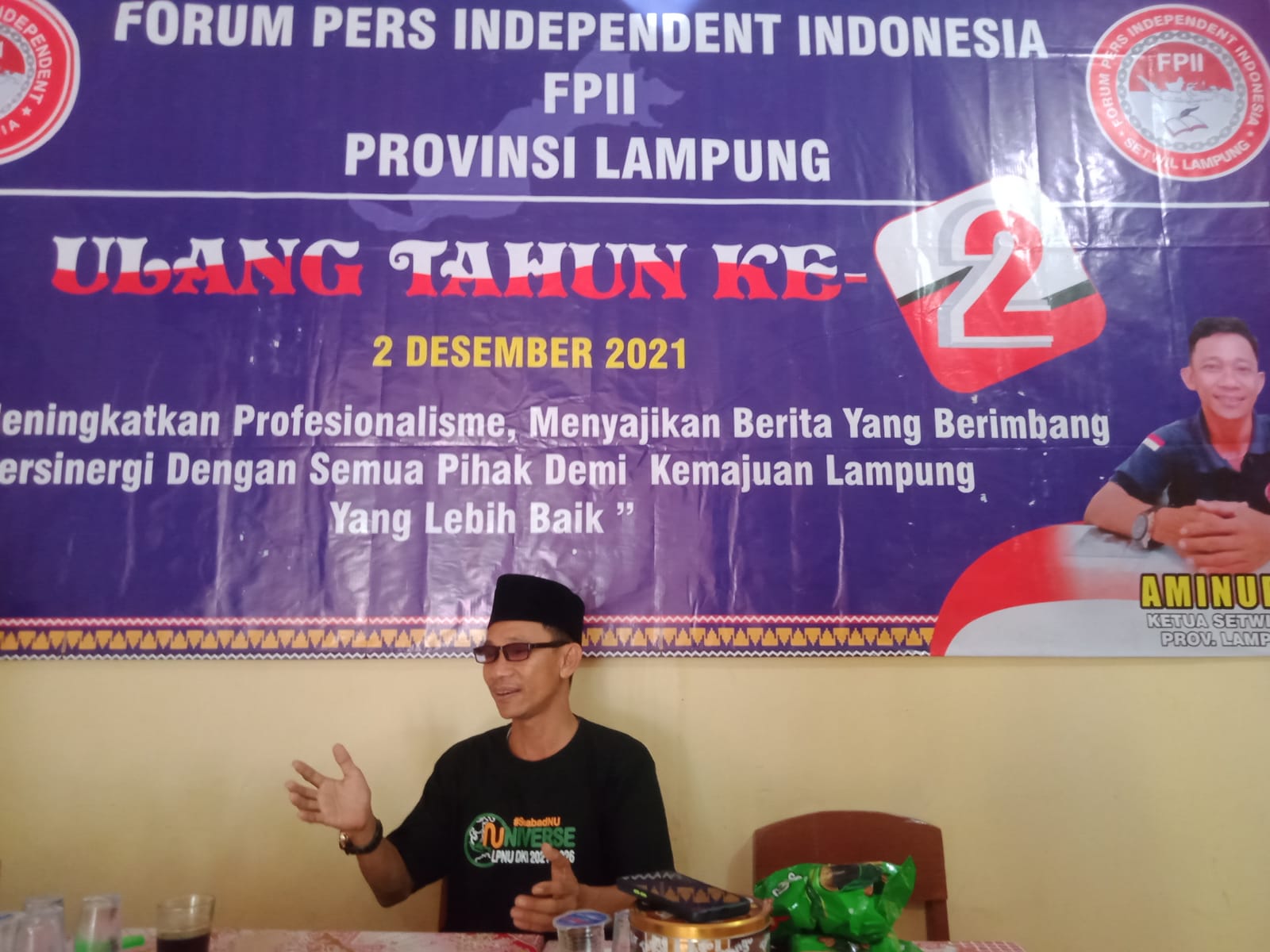 Ketua FPII Lampung ajak Semua Pihak ‘Duduk Bersama’.
