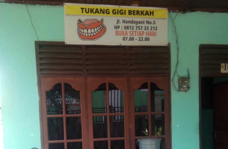 Tukang Gigi Berkah Jalan Handayani Marpoyan Damai Pekanbaru.
