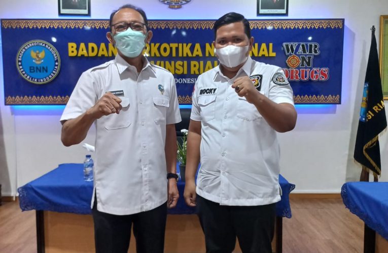 Sahabat Polisi Indonesia DPW Riau Sambangi BNN, Bahas Maraknya Peredaran Narkotika di Bumi Lancang Kuning